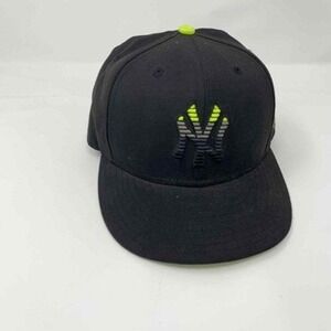 59Fifty Black Yellow Gray Color Block New York Yankees Baseball Hat